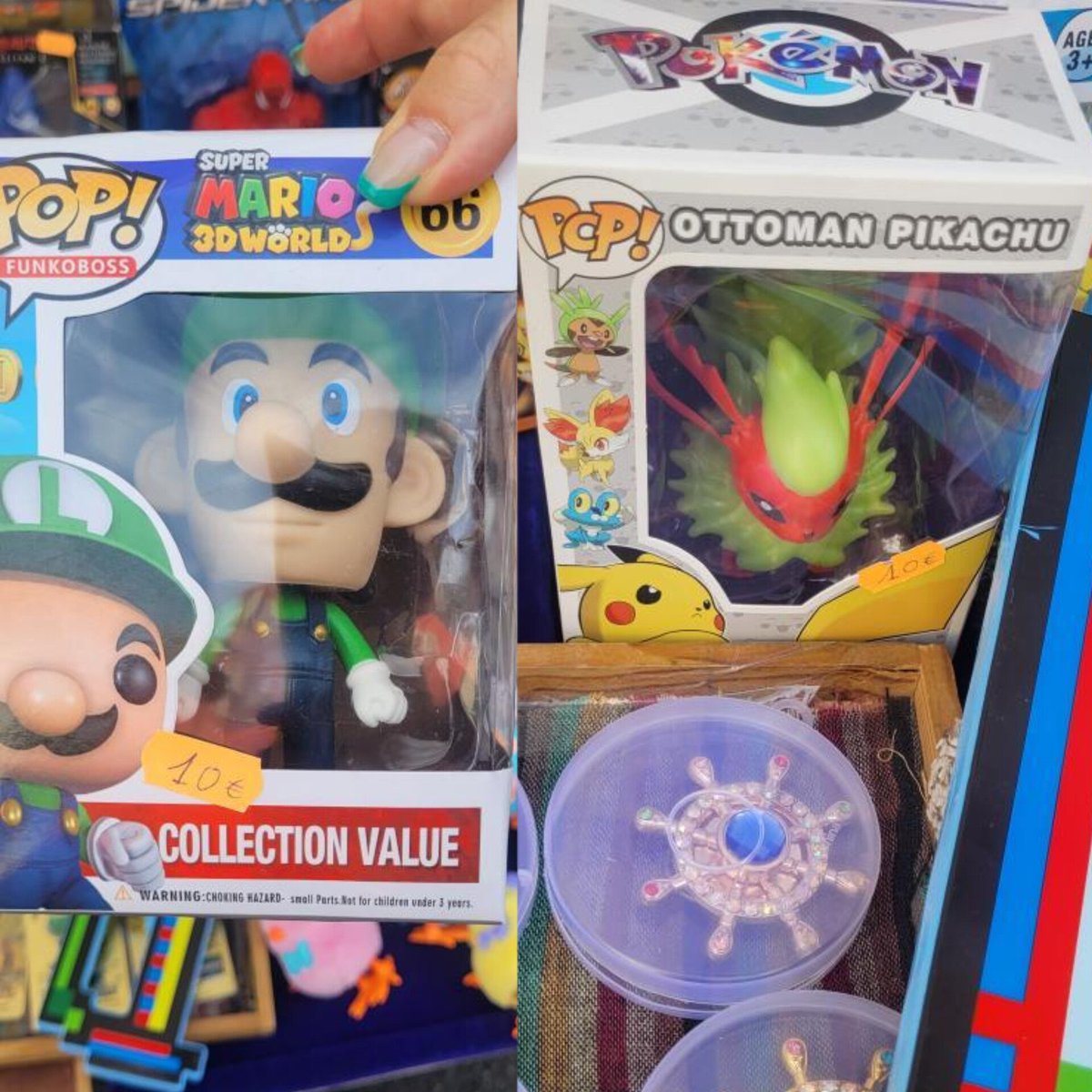 pop_holmes's tweet photo. Wild finds in France
Mario and Pokemon Bootlegs market
And funkoboss on that logo lol iykyk
Thanks xavierboyer17138
#fakefunko #funkoboss #Mariobros #Funko #FunkoPop #Pop #Collectibles #PopVinyl #PopHolmes #pokemon #f https://t.co/payiPRtcC0