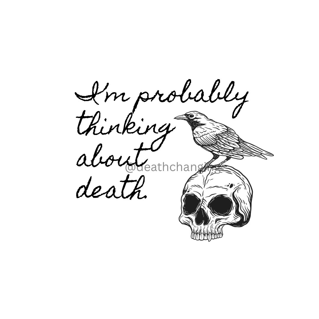 deathchanging's tweet image. Death Doula/Death Worker merchandise coming soon. Follow me for more information on teaching rural Appalachians how to lay their loved ones to rest with dignity, & without going into debt or resorting to a GoFundMe campaign. #HomeFunerals #DeathDoula #DeathWorker #DeathPositive