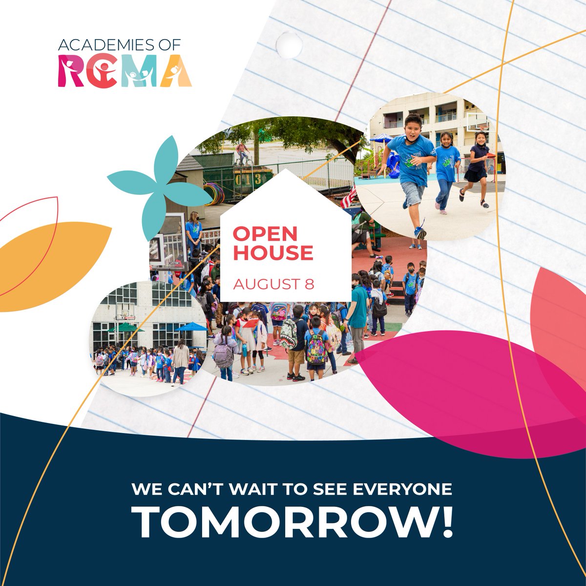 Join us for Open House tomorrow at all of our RCMA campuses. We look forward to kicking off the new school year - see you there!

#charterschool #nonprofit #teachers #florida #floridaeducation #backtoschool #education #openhouse #mulberry #immokalee #wimauma