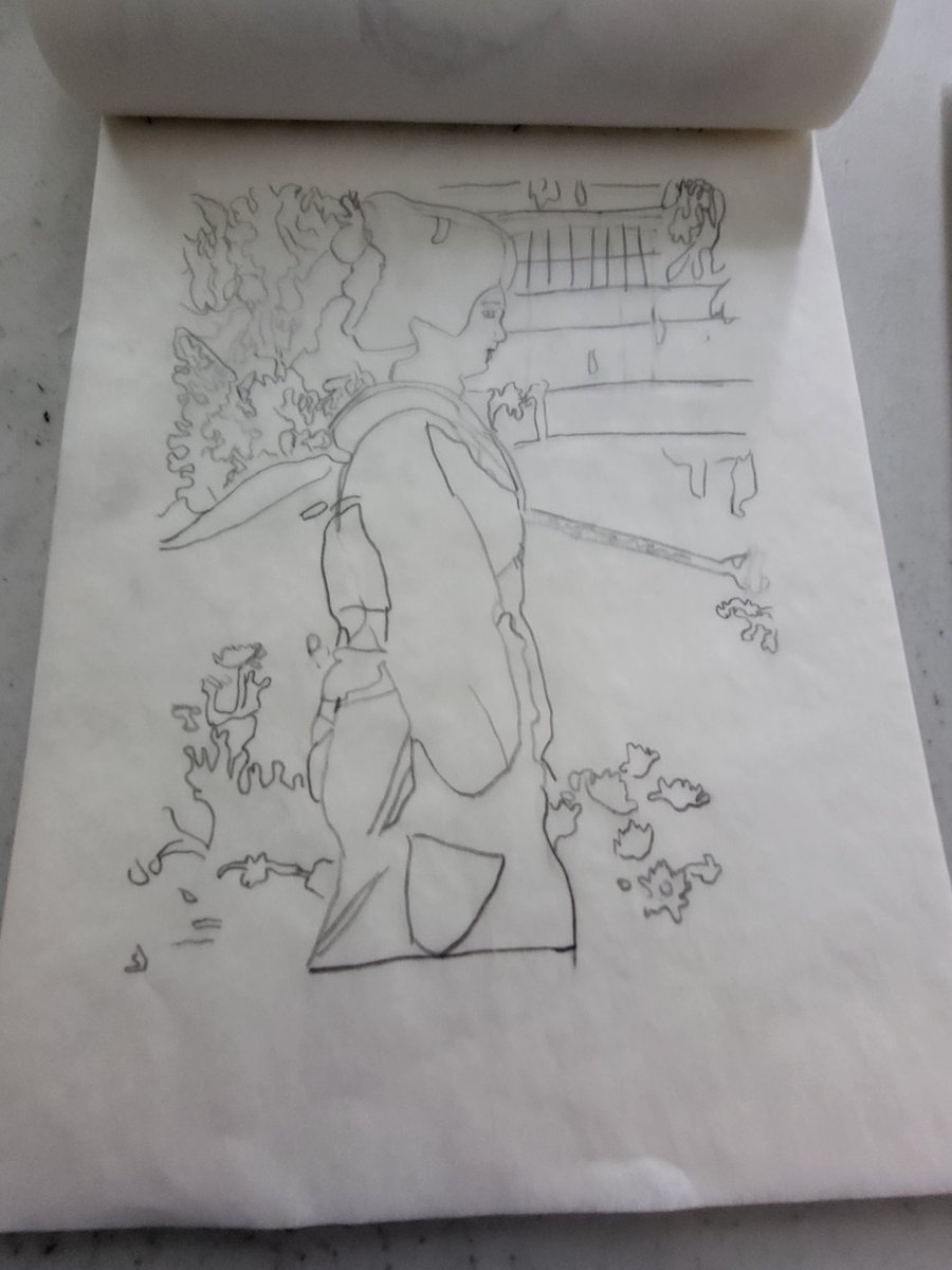zachnocturnala1's tweet photo. A tracing drawing of a Japanese geisha/geiko/geigi woman with trees and leaves in Kyoto, Japan, in my Pacon 9x12 tracing artist sketchpad. Source image from Pinterest
#Pacon #tracing #tracingpad #tracingdrawing #Japanese #Japan #geisha  #Kyoto #geisha #geiko #geigi https://t.co/QXEc3SaIBm