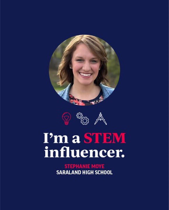 egmackey's tweet photo. Today we are highlighting Saraland High School’s Stephanie Moye who followed her passions to become a teacher influencer! https://t.co/BIPr5fedWm