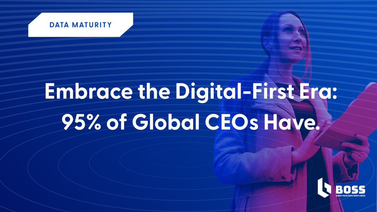 Navigating the digital landscape? 🌐 95% of CEOs in IDC's survey prioritize a digital-first strategy. Assess your Data Maturity now and lead with confidence. Click below! 👇 #DigitalTransformation #CEOSurvey #DataMaturity 

🔗 [Free Data Assessment]: bit.ly/44WX0Kc