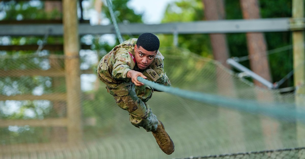 Citadel1842's tweet photo. “Growth and comfort can never coexist,” The Citadel Commandant of Cadets Col. Thomas Gordon, USMC (Ret.), ‘91.
 
The Citadel cadre went to Parris Island on Saturday to build courage, teamwork and empathy as they began to take on the responsibility of training the incoming class. https://t.co/4BjmoHIWFr
