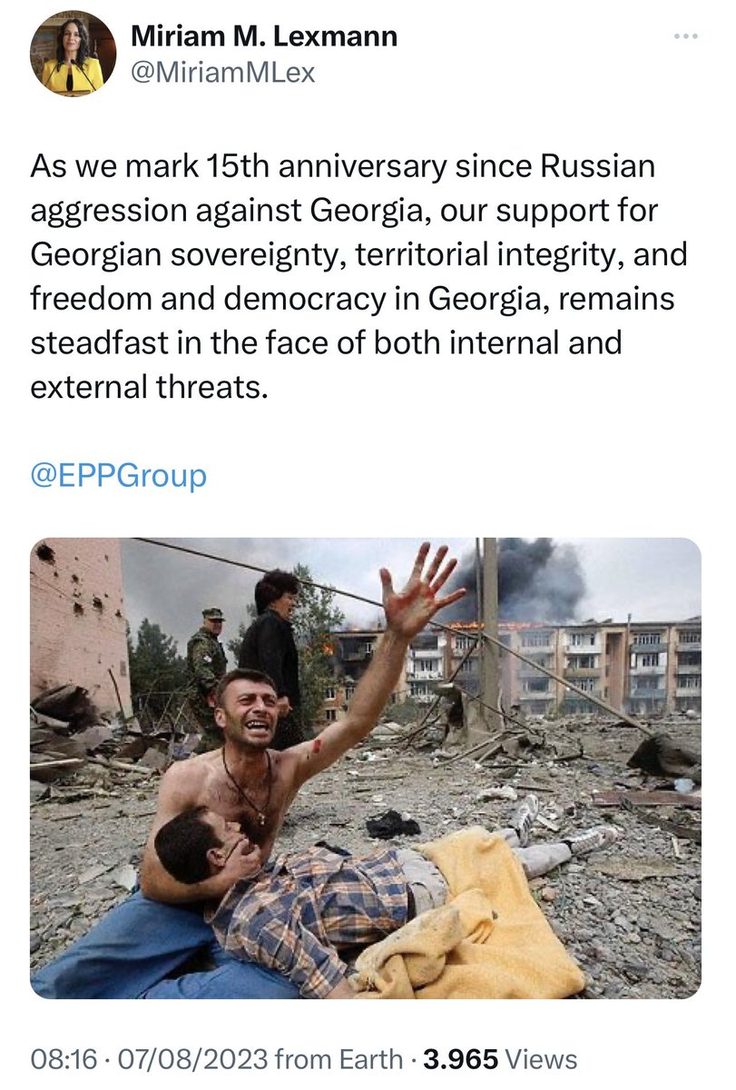 KChumbadze's tweet photo. On 15th anniv.of #Aug2008War, Members of 🇪🇺@Europarl_EN condemn #Russia’s military #aggression in #Georgia in2008 &amp; illegal #occupation of 20% of 🇬🇪’s territory.

MEPs recall high price 🇬🇪’s paid 4its European choice since1991 &amp; support its path to 🇪🇺#EU &amp; #NATO.

#grateful🙏🏻 https://t.co/lpCk7Q5vxX