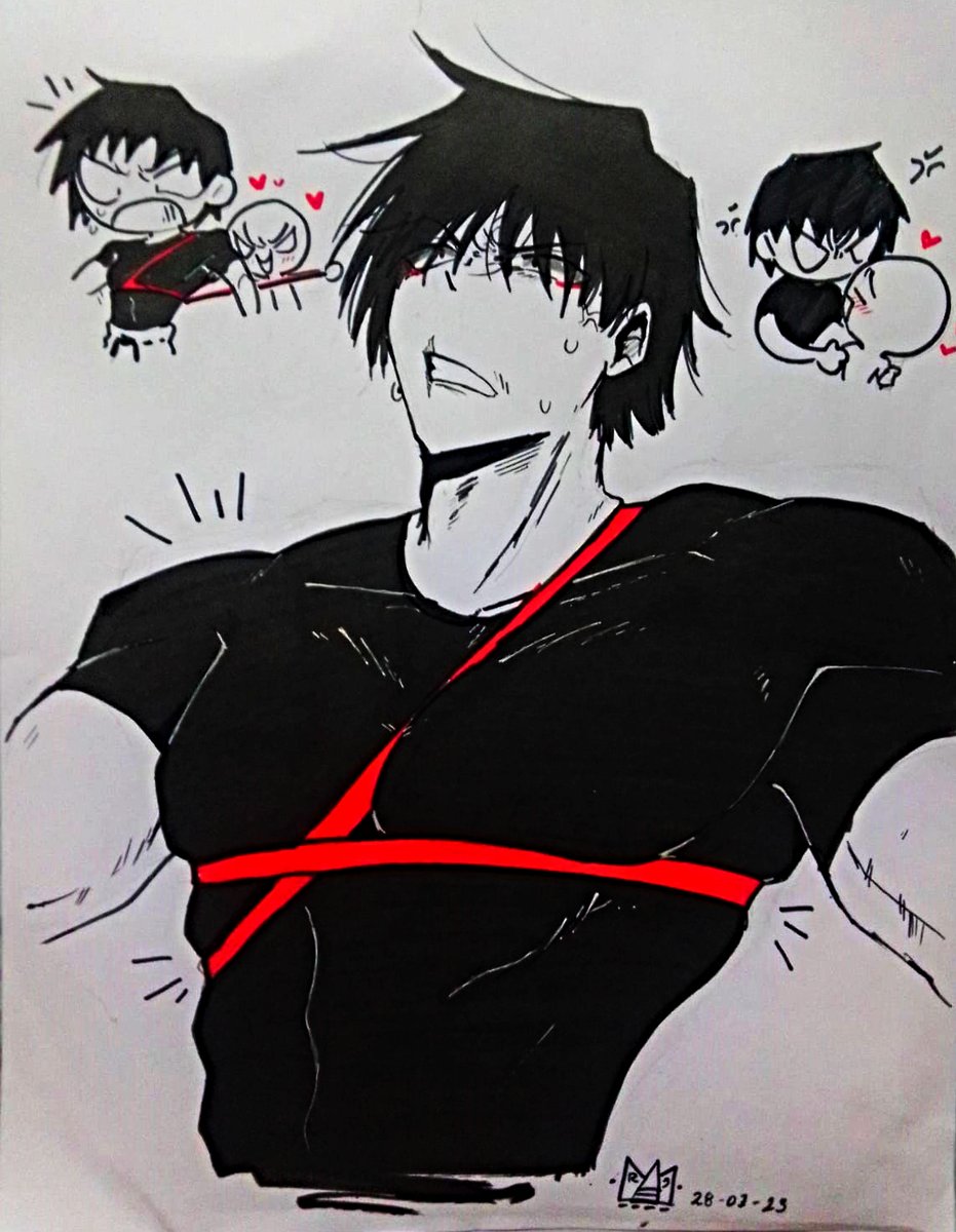 RomanFushiguro's tweet photo. Toji :3 #TojiFushiguro #Toji #jjkfanart #JujutsuKaisen #fanart #dibujo #draw #art https://t.co/7wP4hhKcPG