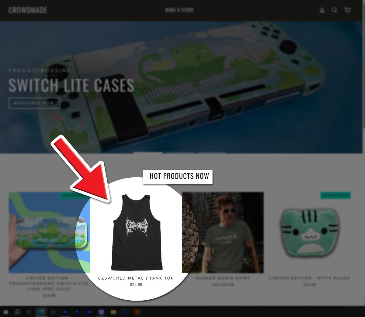 CZsWorld_Horror's tweet photo. Thanks for getting me on the front page of @crowdmademerch 💀 https://t.co/NxmmhHxMDh