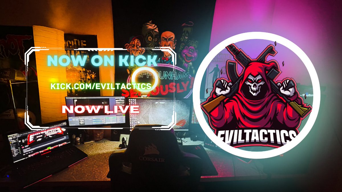 EVILTACTICS87's tweet image. Going live, Now officially 36 lets have some fun on my birthday!!! @SpotemGang @KickLiveNow