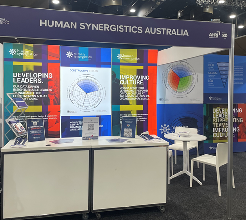 hsaust's tweet photo. Are you at the AHRI Exhibition in Brisbane today? Why not come over and say hello? @AHRItweets 

#culture #leadership #wearethedifference #buildingpositiveworkplaces https://t.co/oJHZG0Zuwa