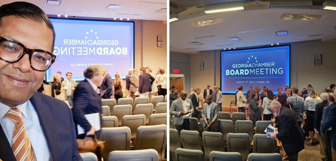 mughalforga105's tweet photo. Georgia Chamber Board Meeting - My 3rd year on the board. I am so proud of the relationship our Chamber has continued to foster with our diverse business community and state legislators. #businessgrowth #businessdevelopment #georgia #gapol #mughalforgeorgia #mughalforhd105 https://t.co/5kDK8ccI8J