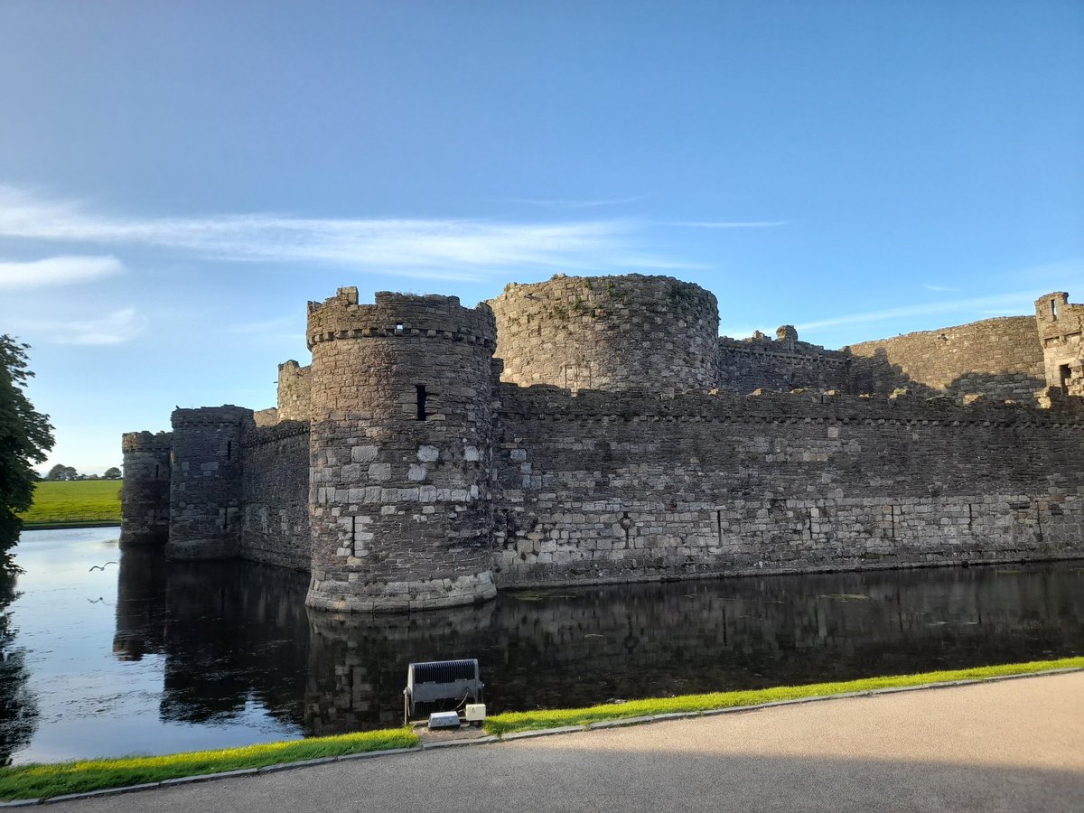 Wales bursting with heritage. Weather defying all the forecasts. Bit windy though.