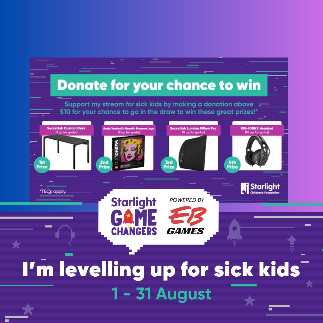 kratzy76au's tweet photo. Wednesday 6pm AEST ⚡️PUBG FUN ⚡️ every elimination is $1 for Charity !Star to Donate 🎉 #Charity #StarLight #GameChangers #ForTheKinds🏆 #PUBG https://t.co/jn2SzeHolH #GamingCommunity #Twitch #TwitchNQ #TwitchANZ #TwitchQLD https://t.co/MOLkq9FVFK