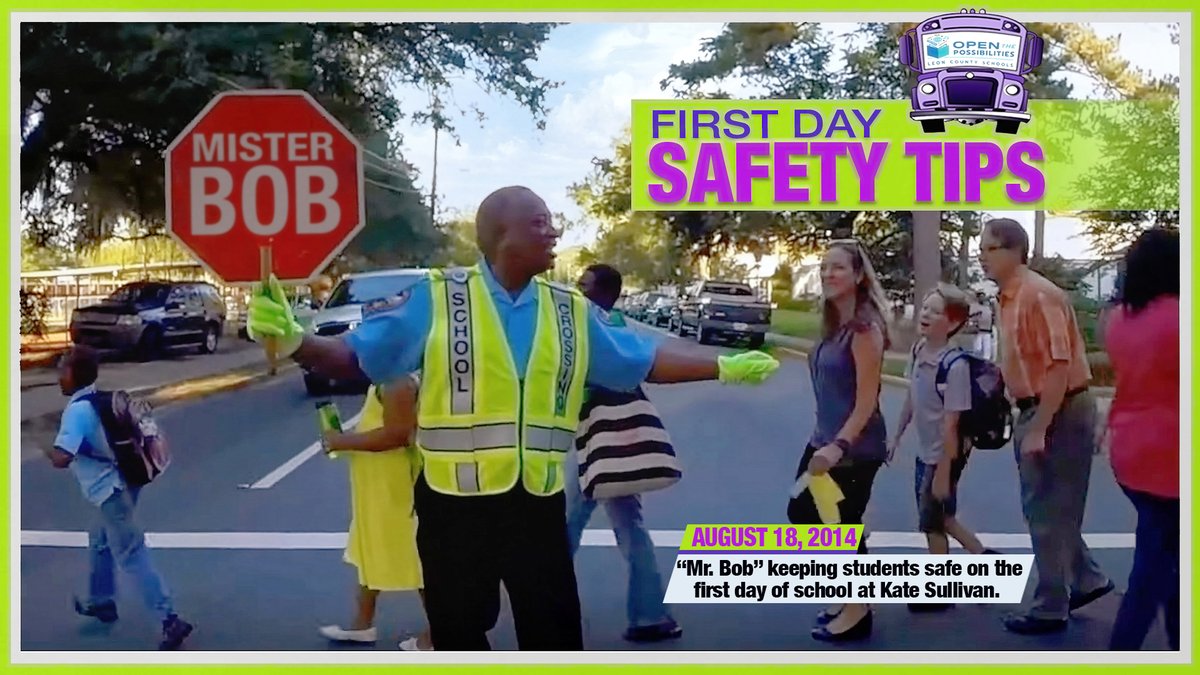 LeonSchools's tweet photo. 2014-FLaSH-BAcK📸"Mr.Bob" #katesullivan Thank YOUR favorite #CrossingGuard #firstdayofschool Thursday-AUG-10 •• ✓Check #school #safety tips➡️https://t.co/ObznhjV3gS https://t.co/SgFgJ1I5dH