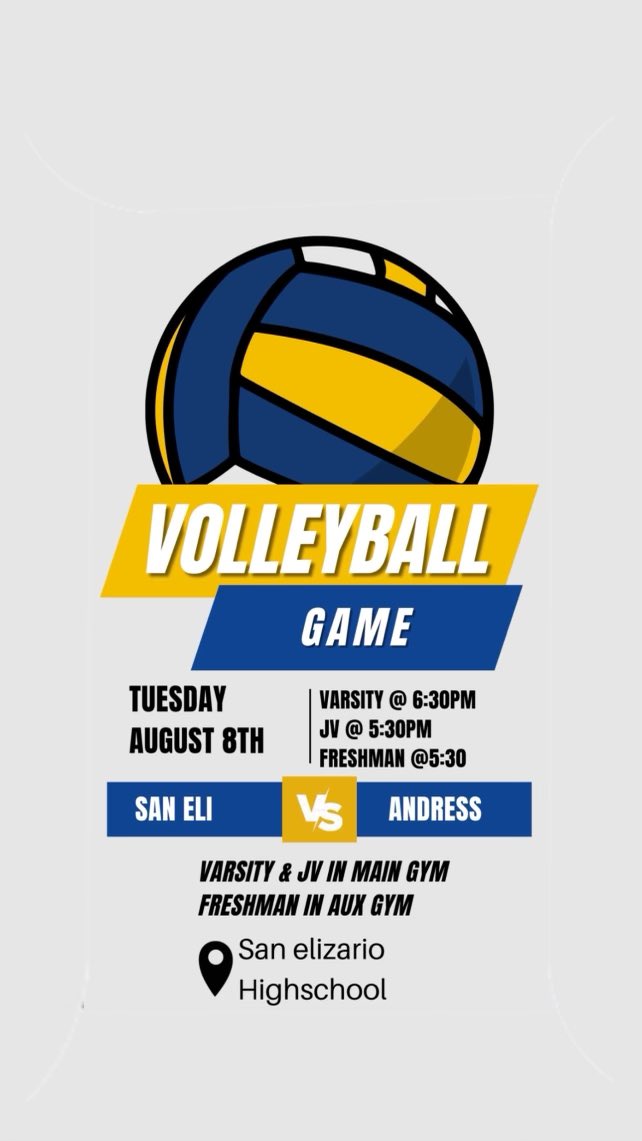 San Elizario Girls Volleyball ๐ (@catalin56516283) on Twitter photo Come support your Lady Eagles for their first home game! #sehsthebest <a href="/SanElizarioHS/">San Elizario High School</a> <a href="/SanElizarioISD/">San Elizario ISD</a> Come support your Lady Eagles for their first home game! #sehsthebest <a href="/SanElizarioHS/">San Elizario High School</a> <a href="/SanElizarioISD/">San Elizario ISD</a>