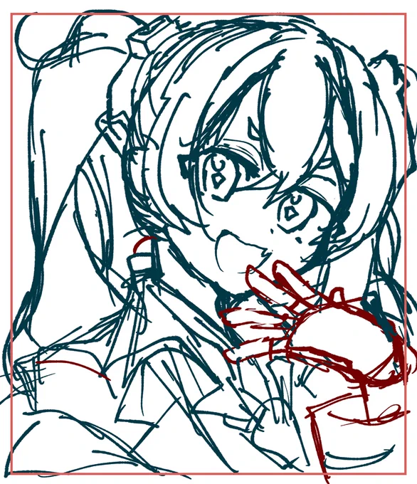お題箱から下書きコユキ 