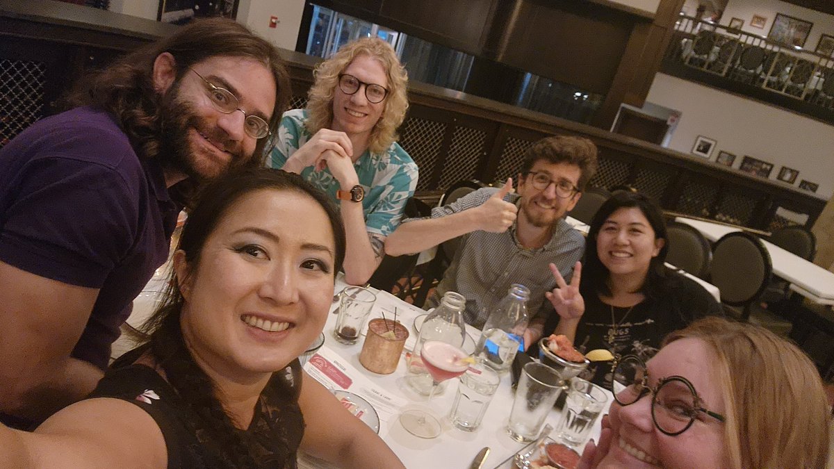 Miroki ★ Mahjong Witch (@madgingerbread) on Twitter photo Sleep deprived? Yes. But gratified? Also yes!
Best way wrap <a href="/Gen_Con/">Gen Con</a> w <a href="/storyenginedeck/">The Story Engine Deck</a> was steak at <a href="/Harryandizzys/">Harry & Izzy's</a>, and meeting <a href="/fictograph/">fictograph</a> and Bex! Sleep deprived? Yes. But gratified? Also yes!
Best way wrap <a href="/Gen_Con/">Gen Con</a> w <a href="/storyenginedeck/">The Story Engine Deck</a> was steak at <a href="/Harryandizzys/">Harry & Izzy's</a>, and meeting <a href="/fictograph/">fictograph</a> and Bex!