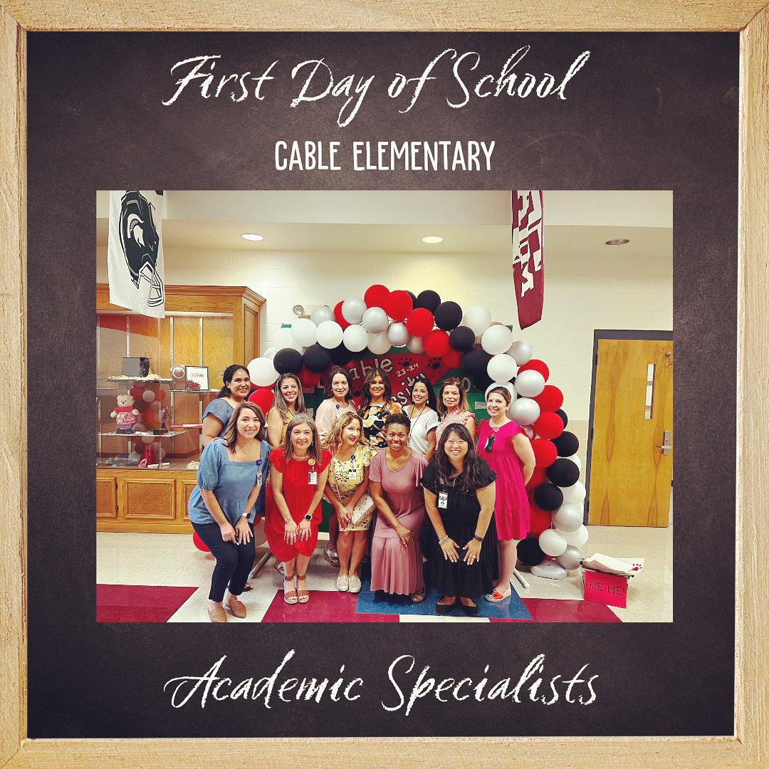 Jennifer Parker (@jenparkernisd) on Twitter photo Love my team <a href="/NISDCable/">Cable Elementary</a>! Happy 1st Day! β€οΈ<a href="/Dpin1967/">Debra Pinon</a> <a href="/galindo_lann/">Laura A. Galindo</a> #Cableenrichment #SiSePuede Love my team <a href="/NISDCable/">Cable Elementary</a>! Happy 1st Day! β€οΈ<a href="/Dpin1967/">Debra Pinon</a> <a href="/galindo_lann/">Laura A. Galindo</a> #Cableenrichment #SiSePuede