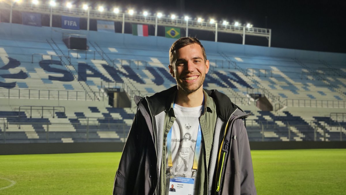 Recién llegado de formar parte en la transmisión del Premier Padel con Mediapro Argentina en Mendoza. Dos meses atrás, también estaba en las provincias cuyanas participando en la televisación del Mundial U20 de FIFA