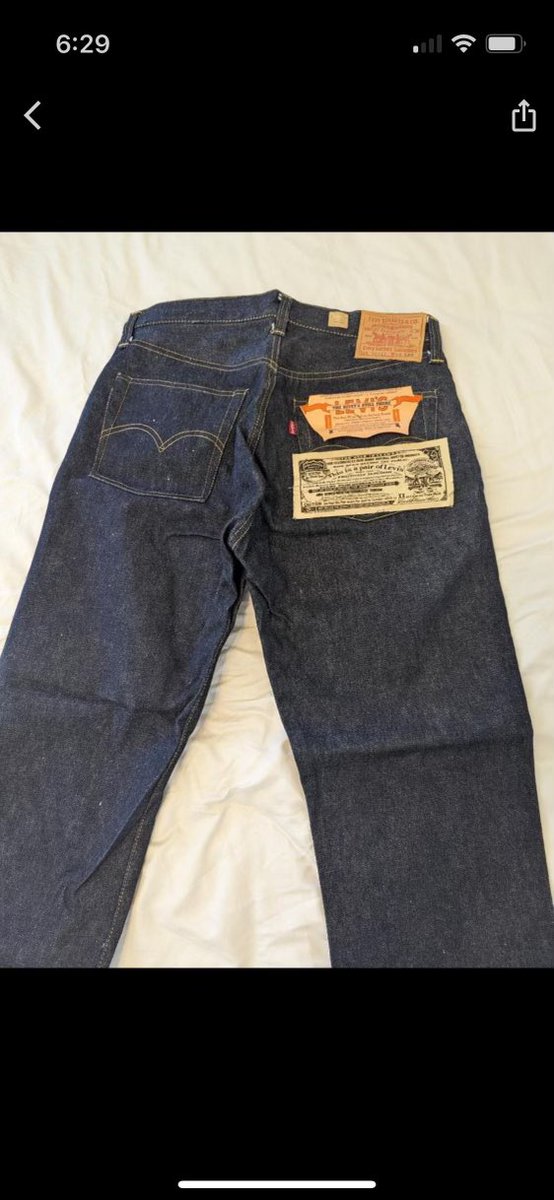 jdtombley's tweet photo. @GrahamStephan going to Vegas tomorrow to pick these jeans 1967 Levi’s ww2  jeans worth around $50,000. Would love to show them to you if you have time. https://t.co/OfM5RK9dFK