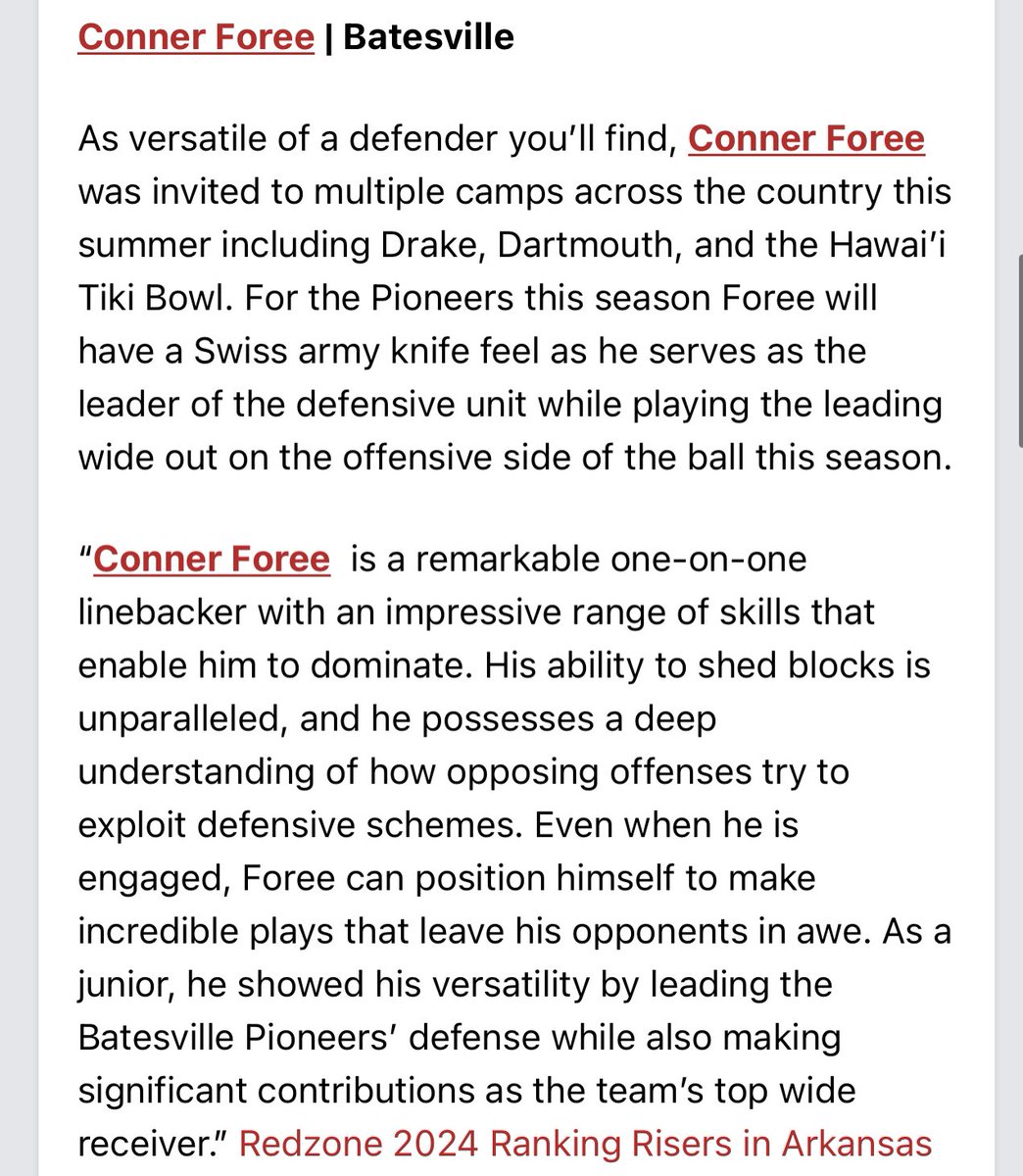 Thanks <a href="/PrepRedzoneAR/">Prep Redzone Arkansas</a>