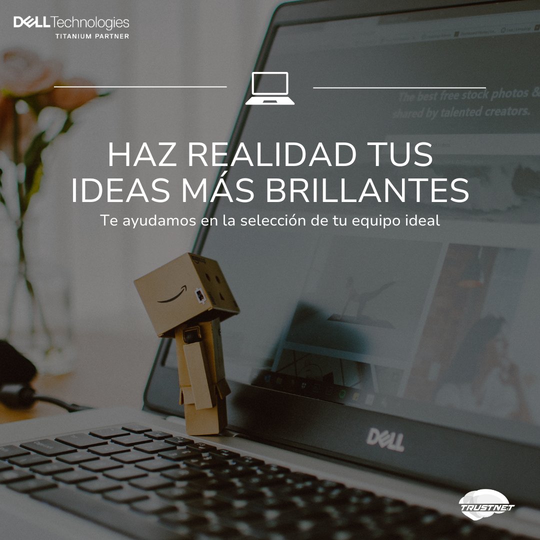 TrustnetMx's tweet photo. Te facilitamos la adquisición de tecnología de #dispositivos 💻 para todas tus necesidades y deseos. Estamos para ayudarte. #PartnerTitanium #DellTech #TrustnetServices #Laptops #tecnología https://t.co/6jXHDACARC