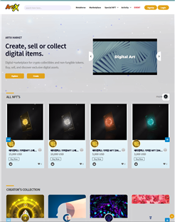 NFT 마켓플레이스 : ARTiX  ArtiXnft.com 차별화 요소
아티프로젝트는 누구나 문화, 예술, 게임케릭터, 아날로그 및 디지털 작품을 NFT화 하여 소유권을 구매하고, 판매하거나, 공동구매 할수 있습니다.
**맟춤형 마켓플레이스: 일반형,옥션형, 조각분할형, 픽셀형,지분형등 외부지갑연동