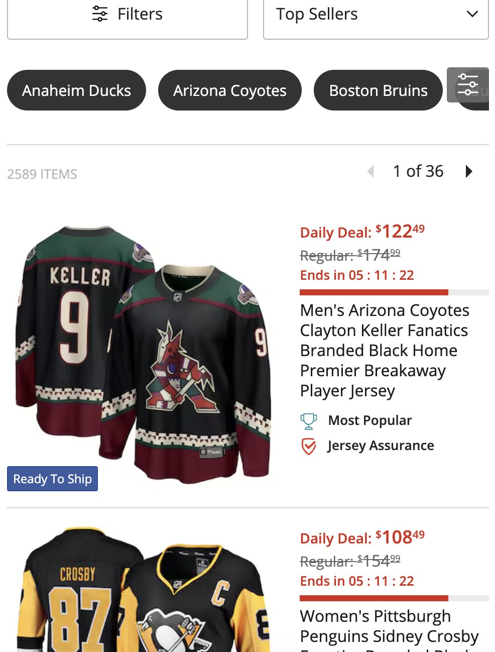 Arizona Coyotes on X: Top selling jersey in the NHL store 👀 Put