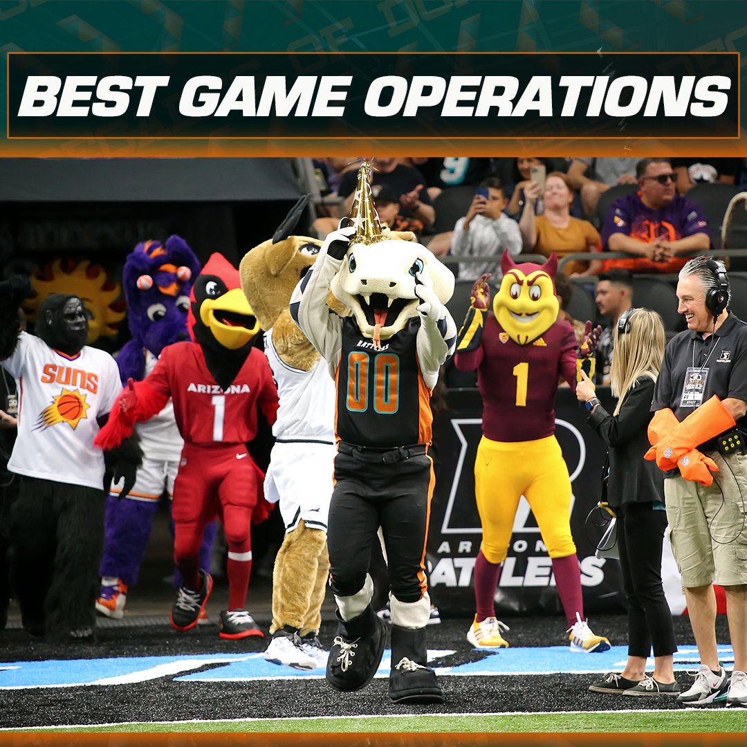 Congrats to your Arizona Rattlers on taking home the following 2023 IFL Team Awards: 

Best Fan Base. Best Dance Team. Best Broadcast. Best Game Operations. 🏆🏆🏆🏆