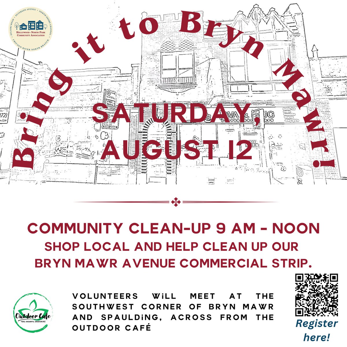 Two events for the "price" of one! Come help us spruce up Bryn Mawr Avenue and the Peterson School grounds this Saturday!