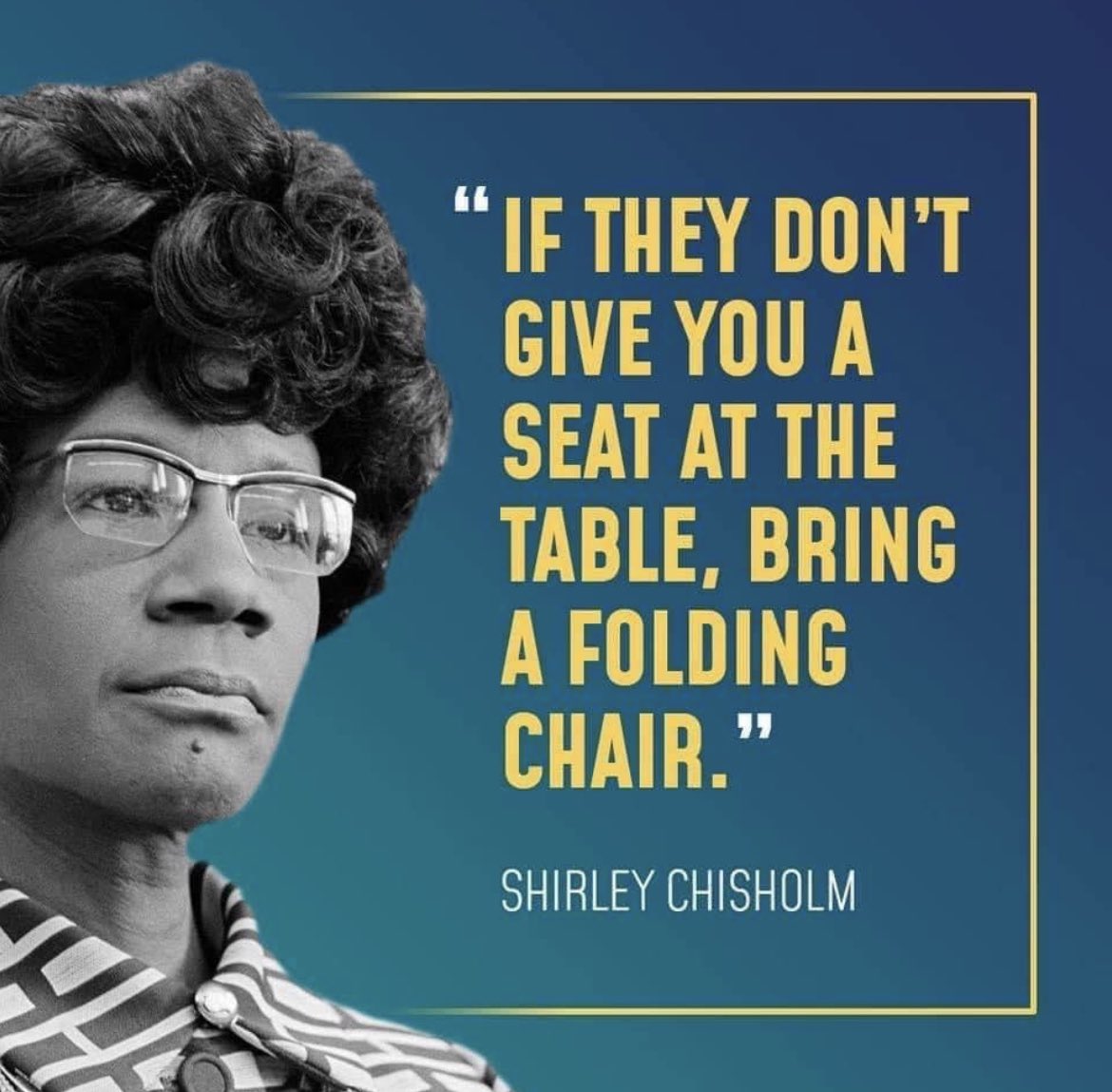 evergreen quote #shirleychisholm #ScoobaGooding #Alabamaboatbrawl #foldingchair 😹
