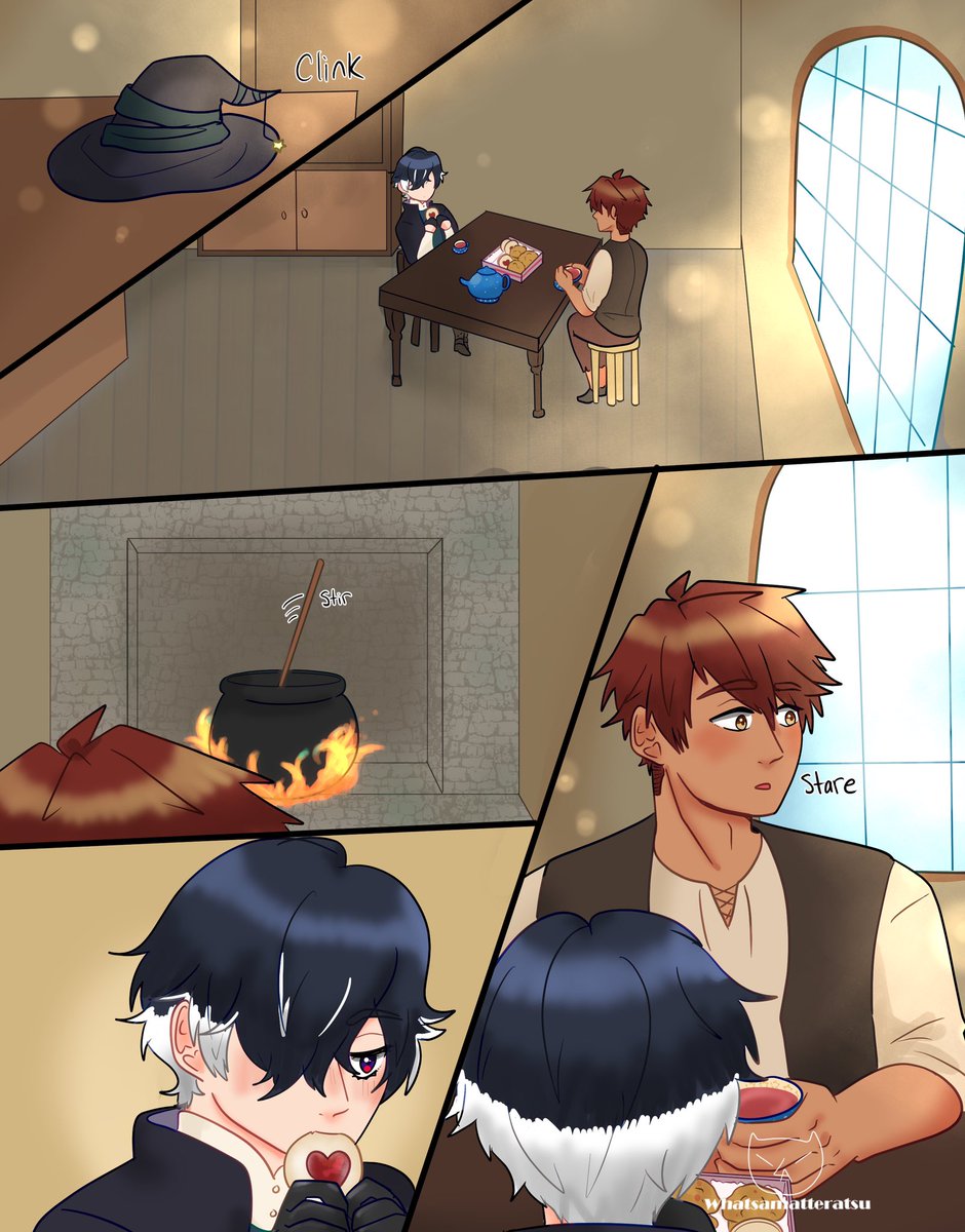 Whatsamatterat's tweet photo. Bewitching star au!
A little tea party, and talk of magic
(1/2)
#bsau https://t.co/QX2A2n9v18