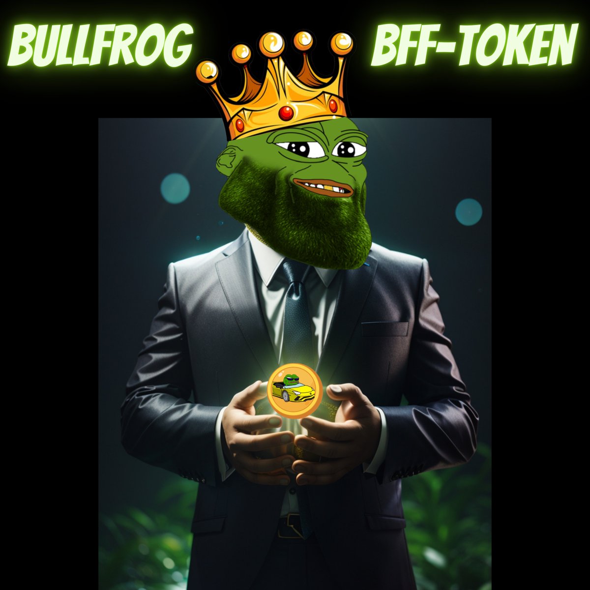 BullfrogBFF's tweet photo. SUP FROS N' FRENS🐸
NOT MUCH LEFT TILL TOKN WILL JOIN MARKET AND CHANGE ALL YOUR LIFES FROM FILTHY FROGS TO MIGHTY BULLFROGS!📈📈📈

BE SMART, TAKE YOUR PART FAM💚
#Memes #memesdaily #memecoin #memecoins #MemeCoinSeason #memetoken #Arbitrum #AirdropAlert https://t.co/GvyVjMeClw