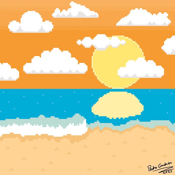 The Sunset ☀️

#Pixelart #Gamedesign #8bits