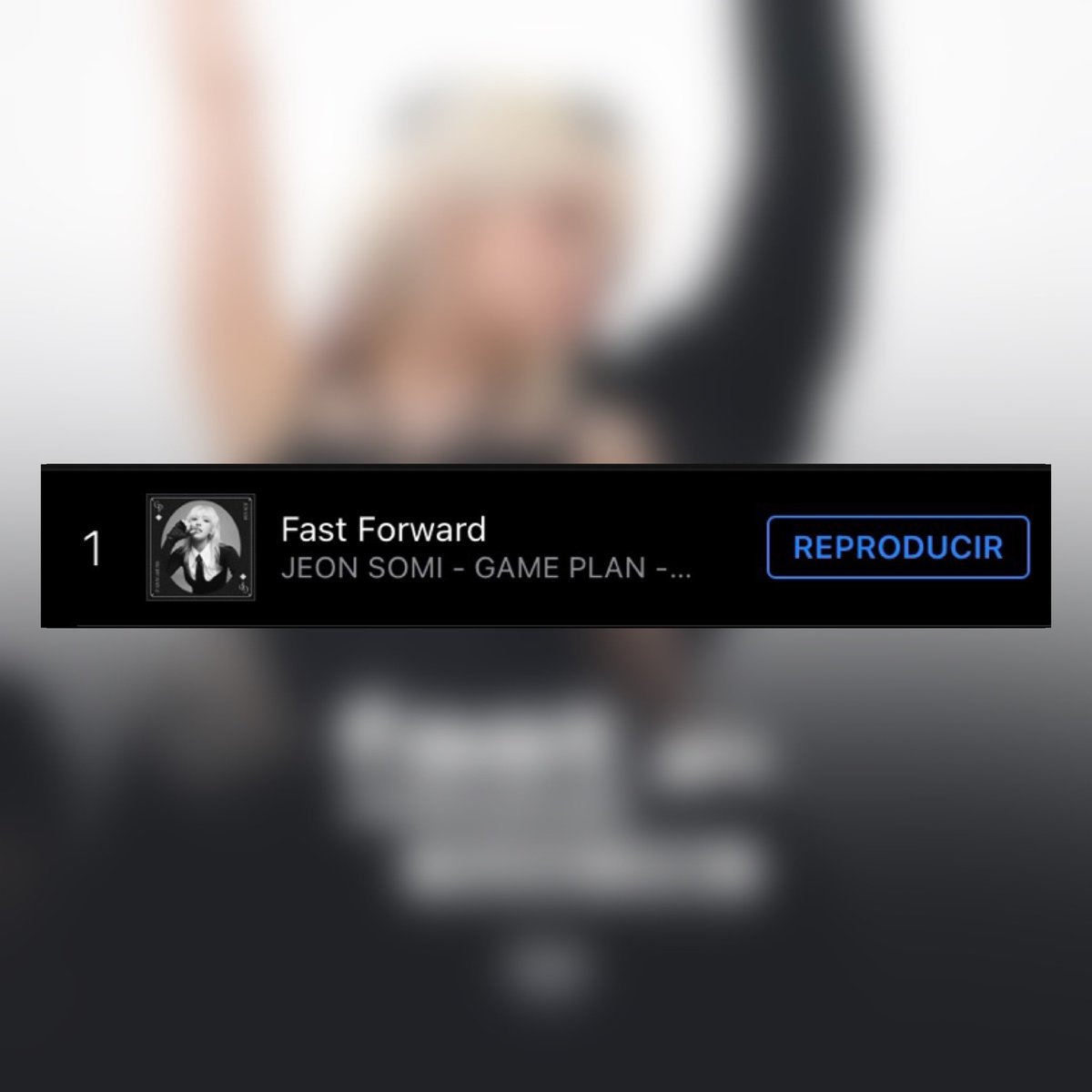 somichileofcl's tweet photo. “Fast Forward” by Jeon Somi debuts at #1 on iTunes Chile 🇨🇱❤️

Is the first and only #1 on iTunes worldwide  🌎
@somi_official_ queen, we love you so much! 🥹🫶🏻 https://t.co/HDETyw8t4T