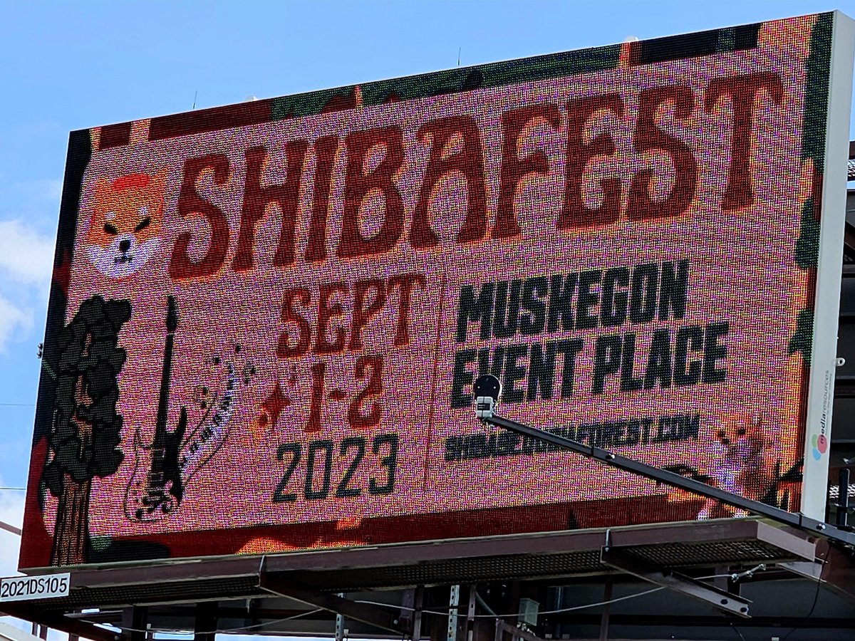 AndrewLads's tweet photo. This billboard looks ππ²πΎπΆ
#ShibaFest, let's grow, fam! Who's coming? https://t.co/1qcTdn2K8H