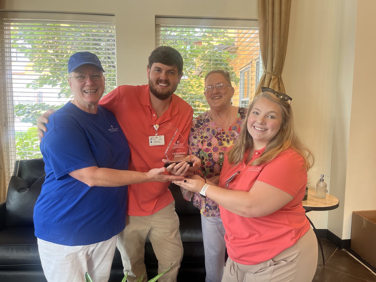 Recently, our Culinary and Life Enrichment teams celebrated honors for extraordinary achievement from our Trilogy Home office! Thank you for allowing our teams the opportunity to serve you every day! #TrilogySeniorLiving #StriveForFive