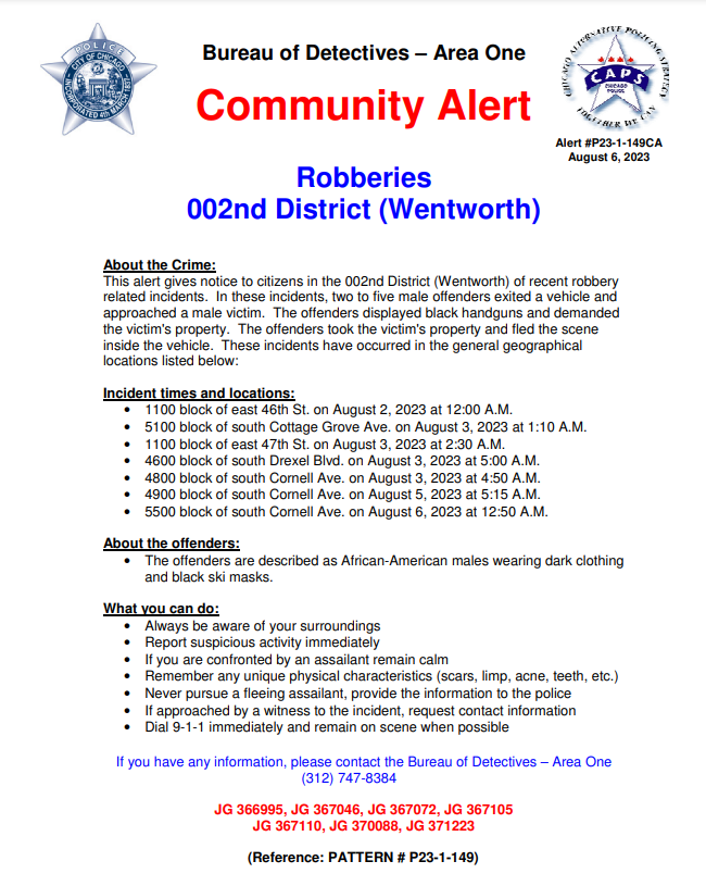 CPD Area One Detectives tweet media