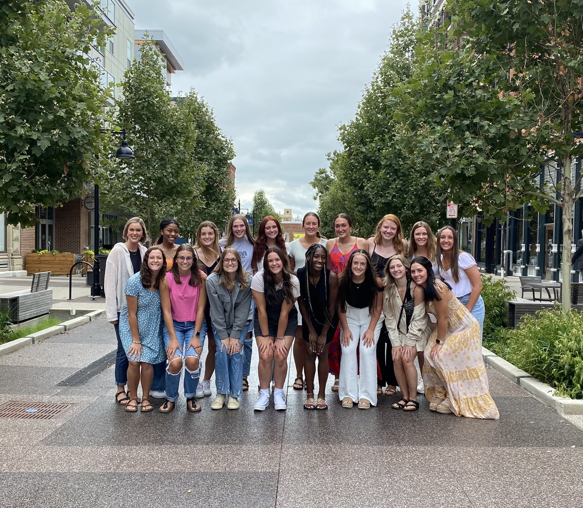 We. Are. Back. We started with a fun night of team bonding in Downtown Fort Wayne! Dinner on The Landing and Kilwins as the cherry on top. Tomorrow is a big day, and we are looking forward to it! 💚
