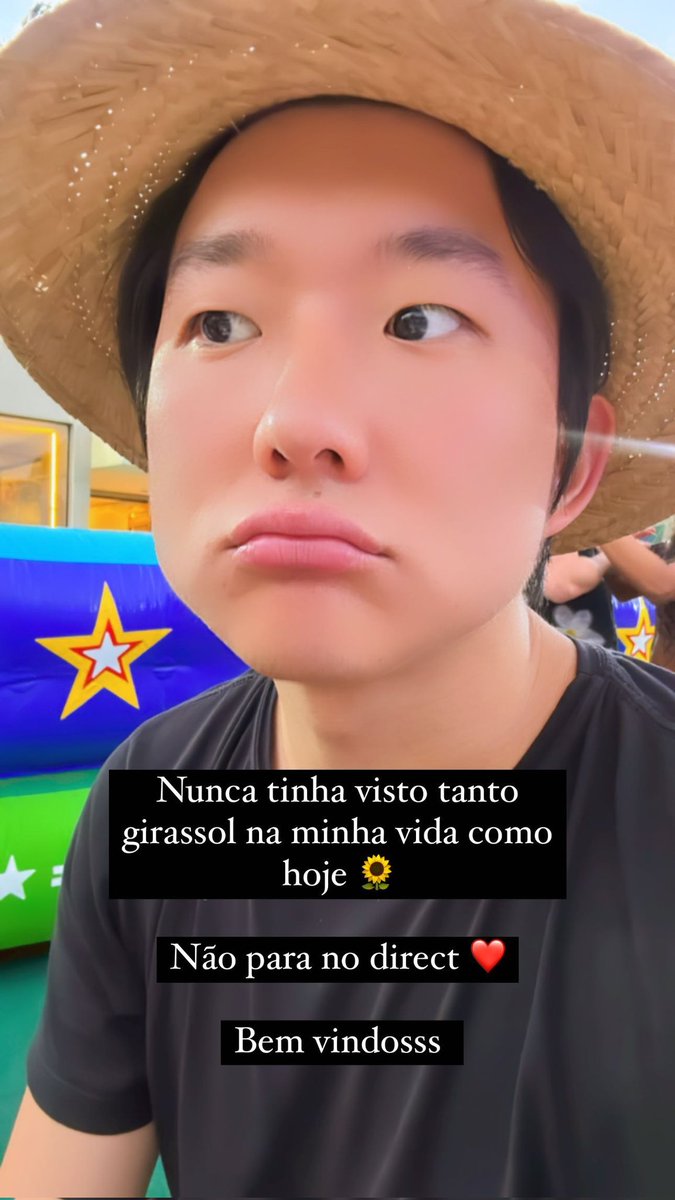 Monkey D. Pyong dando boas vindas aos Girassóis do Carlinhos Maia que estão chegando no seu Ig 📲 Pyong lee via InstaStories