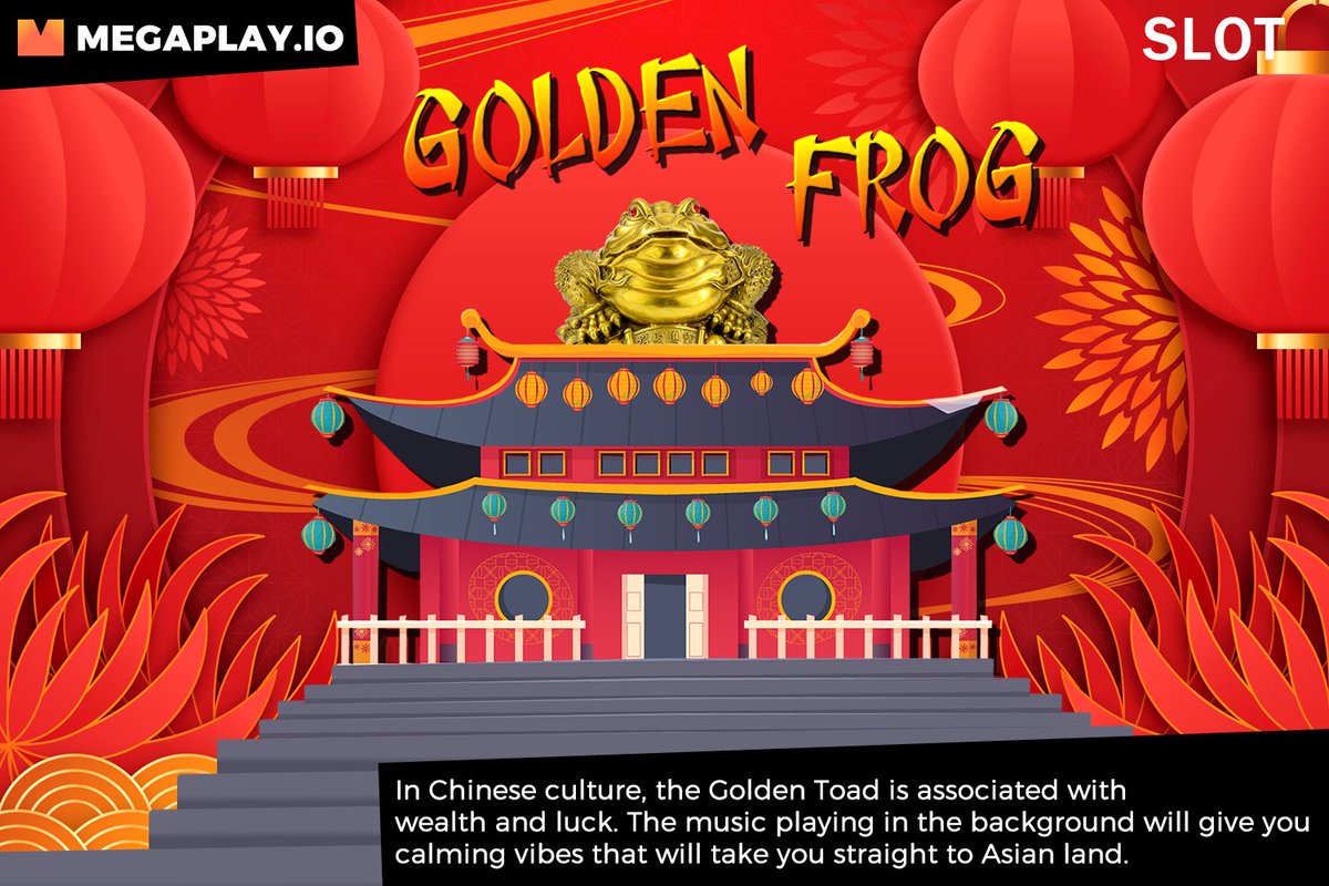 In Chinese culture 🇨🇳, the Golden Frog is associated with
wealth 💰and luck 🍀. Slot that takes you straight to Asian land.

🐯 Play Now: megaplay.io/original-slots…

#Slot #PlayNow #Golden #Bitcoin #Ethereum #Dogecoin #Cryptocurrency #Giveway