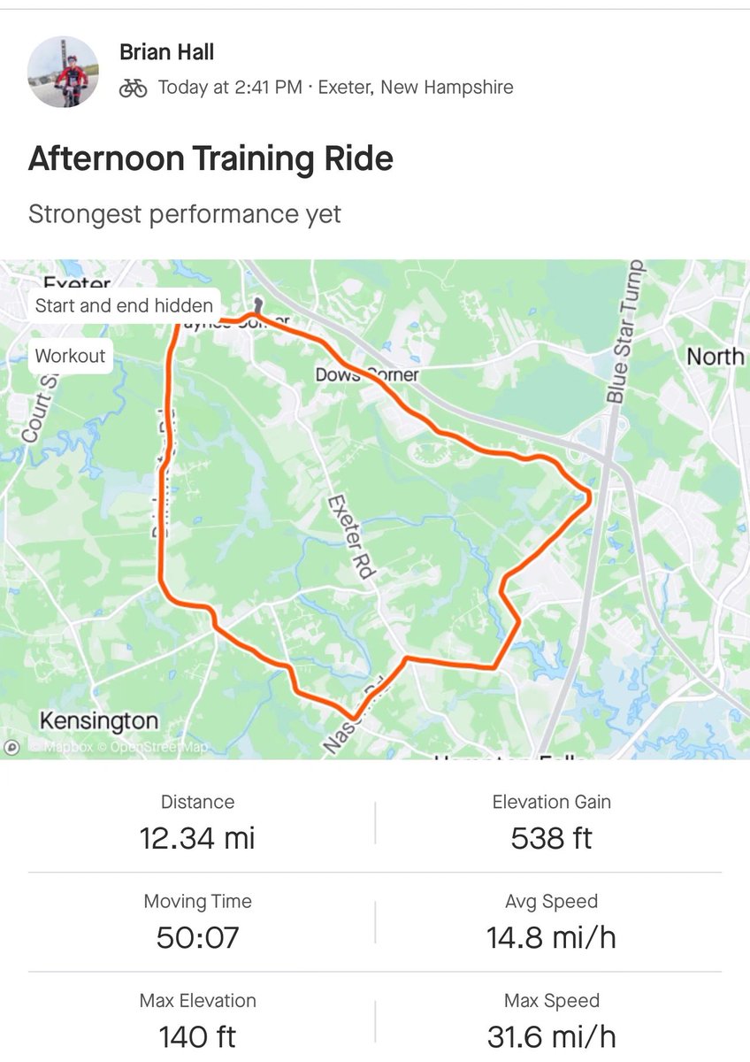 NotAfraidtoFall's tweet photo. Today, I had a breakthrough in my training on the bike. It has been a long training season preparing for the MWARBH race. August 19, bring it on. I am feeling ready! @giantbicyclesusa https://t.co/OtDiFUny5L