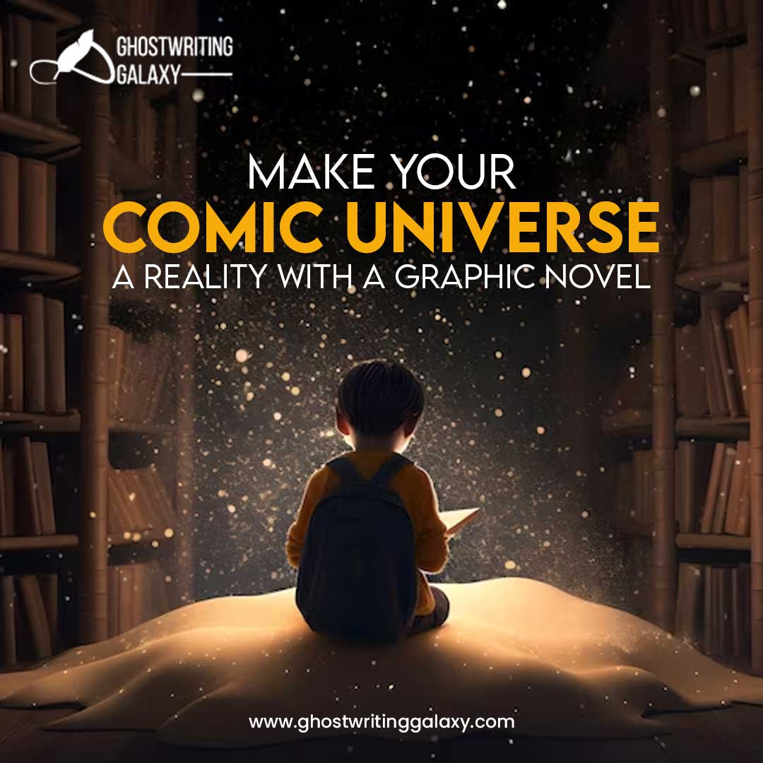 Transform your comic cosmos from vision to vibrant reality through the captivating artistry of a graphic novel. Immerse yourself in a universe brought to life.

ghostwritinggalaxy.com

#ComicUniverseAlchemy #GraphicNovelMagic #FromVisionToReality #ArtisticAdventure