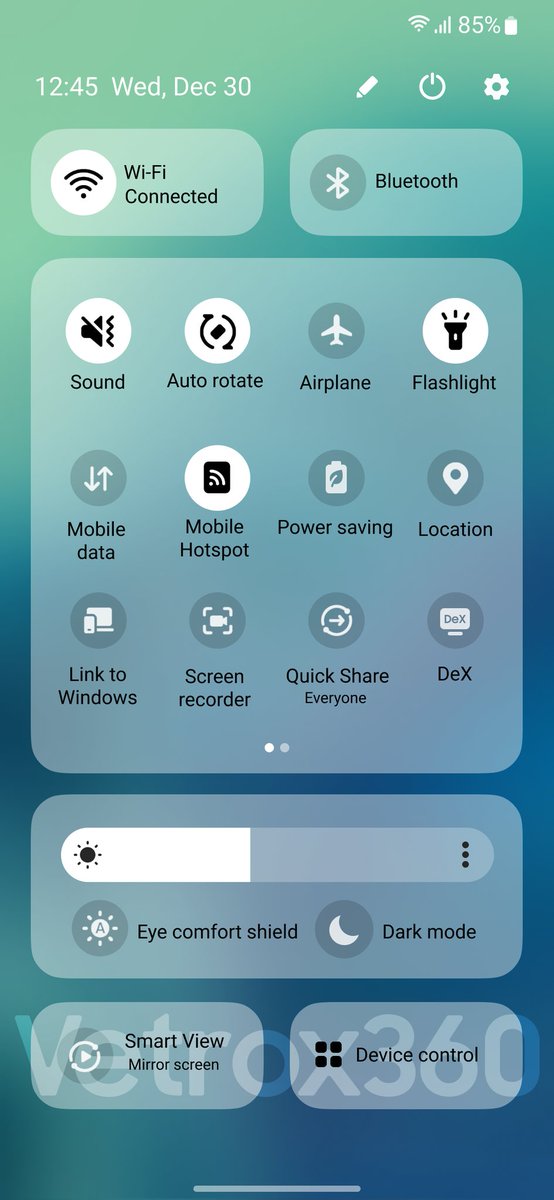 XAUUSD_Chart's tweet photo. And here's One UI 6 quick panel in light mode:

What do you think?

#OneUI6 #Samsung https://t.co/jrSo5DnqRJ