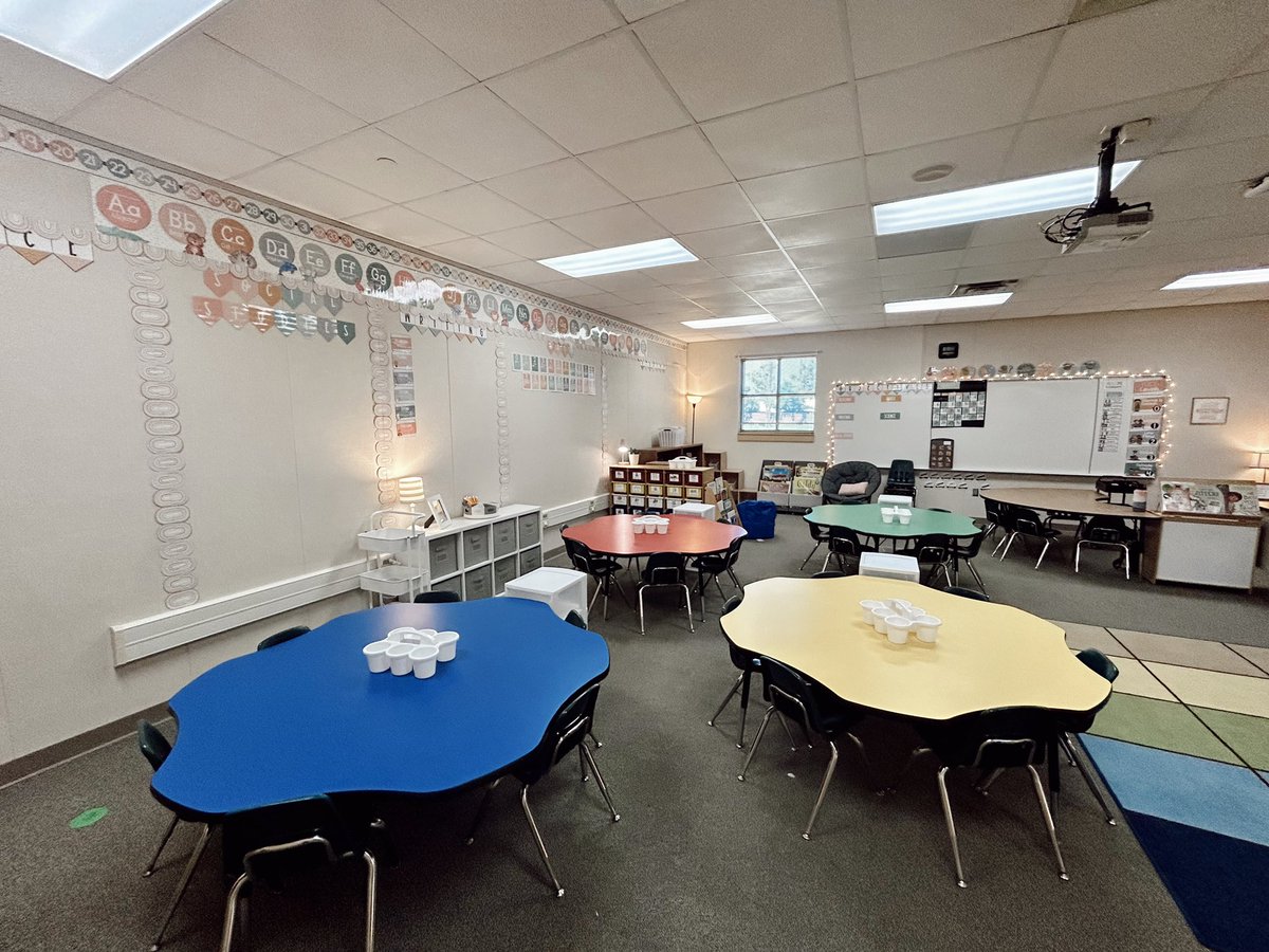 msgriffinemma's tweet photo. Our kinder classroom is finally coming together ๐คฉ but it wonโt be complete until my kiddos smiling faces come through the door ๐ซถ๐ป๐ซถ๐ป
#classroom #safeclassroom #calmclassroom #positiveclassroom #classenvironment #youbelonghere #allarewelcome #learningtakesflight #BJE #choosetocare https://t.co/oubhncP3bu