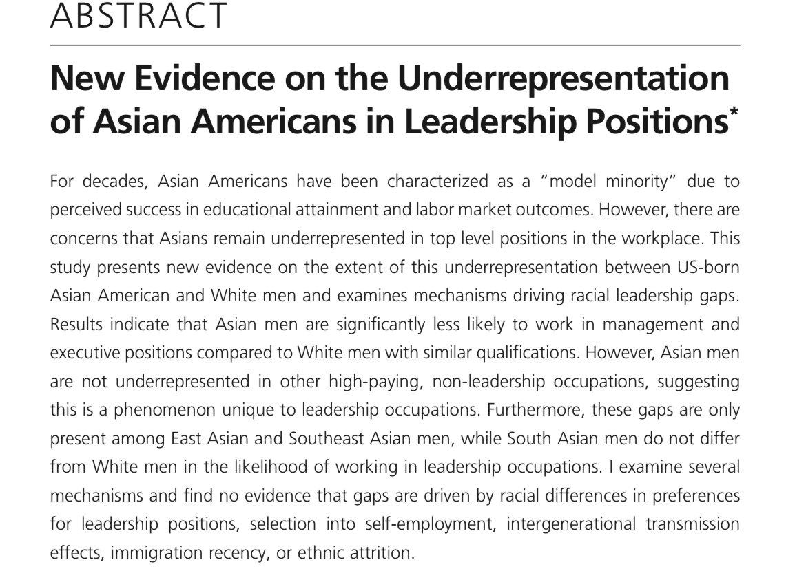 It’s unsurprising that Asians do worse in college admissions than whites. What is surprising is that South Asians fare worse than East/Southeast Asians in admissions, especially given <a href="/mariabzhu/">Maria Zhu</a>’s finding that South Asians are more likely to end up in leadership positions: