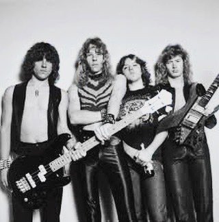 On this day, 41 years ago - <a href="/Metallica/">Metallica</a> opened for Roxx Regime (who would eventually become <a href="/Stryper/">Stryper</a>) 

We performed as a trio.

<a href="/DaveMustaine/">Dave Mustaine</a> was still in Metallica.

I was playing a Gibson Guitars V that I purchased from @stephenpearcy_