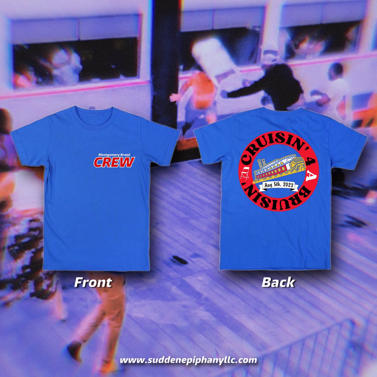 SuddenEpiphany_'s tweet photo. In celebration of our newly nominated holiday Aug 5th, 2023 🤣 check out these Montgomery Brawl Crew shirts. Shop now

https://t.co/sgK1SJsdNm

#SuddenEpiphany #SuddenEpiphany_ #BlackOwned #VeteranOwned #LimitedEdition #MontgomeryBrawl #MontgomeryAlabama #MontgomeryRiverboat https://t.co/o5Kqhjr4bu