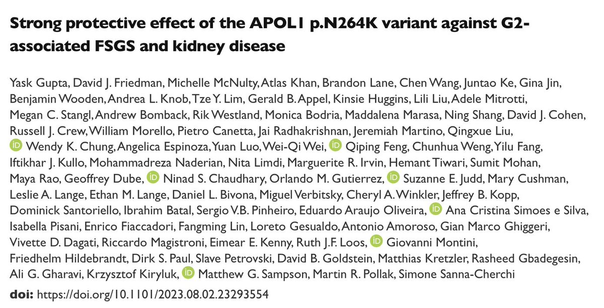 A new preprint by Gupta et al. reports a missense variant that cancels out the pathogenic effects of APOL1 risk variants for kidney disease in African Americans. This is one of the most impressive disease modifier variants I’ve seen so far. Let’s dive deep…