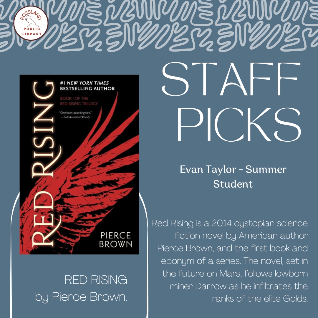 Take a look at some of our Staff Picks!

This is one of Evan's favorite series to read! If you're not sure what to read, check out this YA science fiction series.