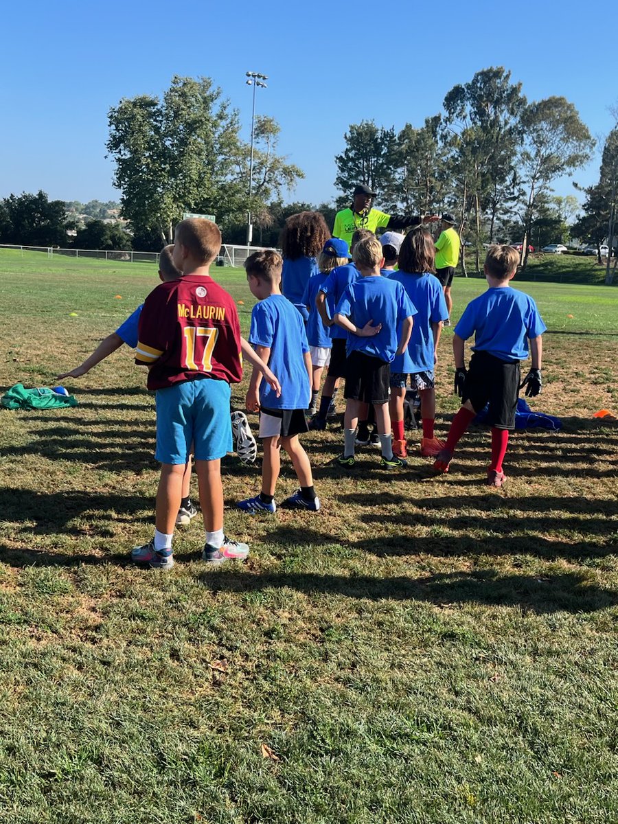 wunderdojo's tweet photo. DC native now in CA. Lifelong 'Skins fan. Proud parent moment when my son started @MattLeinartQB flag football (which he loves!) this week and refused to trade his @TheTerry_25 jersey for the camp T! https://t.co/FE0j0W5k0D