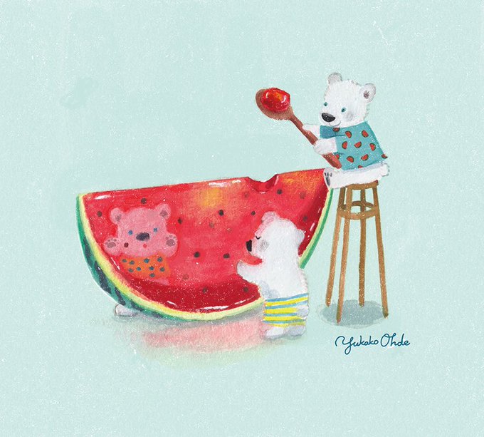 「animal watermelon」 illustration images(Latest)